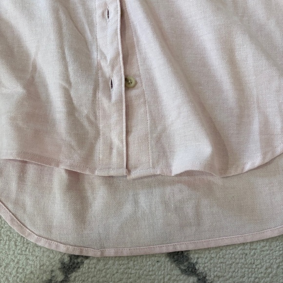 Pink Button Down "Boyfriend Shirt"- Old Navy - Picture 5 of 8